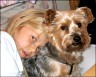 Tochter Saskia mit Sammy